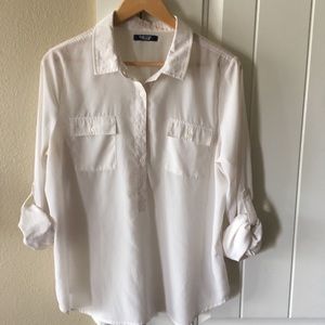 LAST Weekend—Roll-sleeve Blouse Old Navy